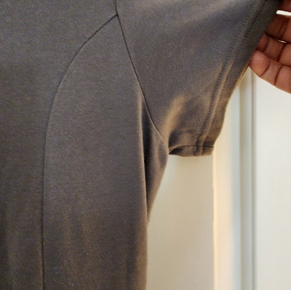 Scottevest Daisy TShirt Dress Size Medium Charcoal Travel Tennis Sporty Golf - Picture 6 of 14